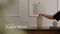 PoKat 20.75" Small Modern Ceramic Table Lamps Set of 2 for Bedroom, White