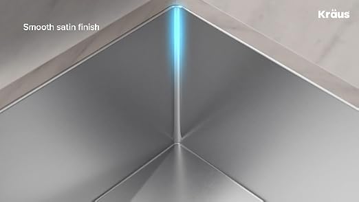 KRAUS Stainless Steel 30 in 16 Gauge Undermount Kitchen Sink KHU100-30
