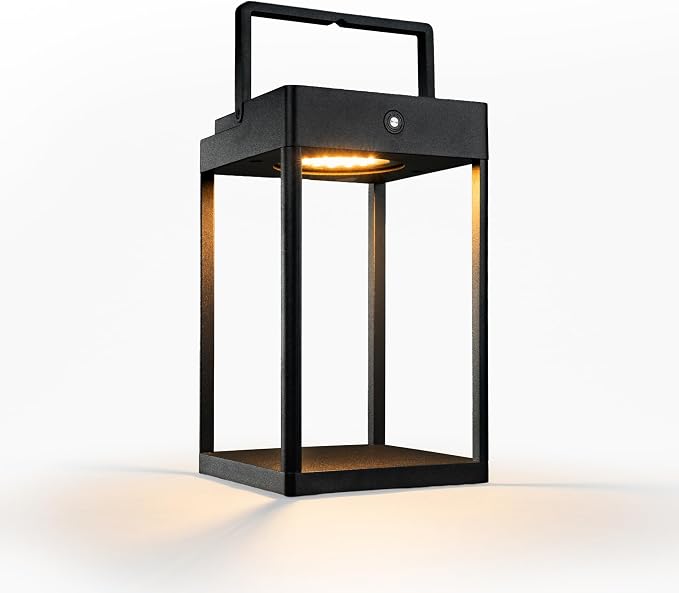 Litehouse Solar Lanterns Outdoor Waterproof, Solar Lamp with Touch Control