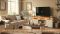 Casaottima TV Stand for 65 Inch TV, Entertainment Center, White