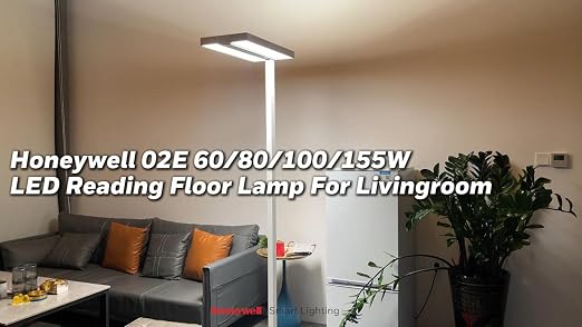 Honeywell 02E Gen Sunturalux LED Floor Lamp 8000LM Tall Standing Lamp