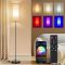 FRIDEKO HOME Floor Lamp, 9W 800LM Color Changing Smart Bulb, Beige Shade
