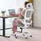 TRALT Office Chair Ergonomic Desk Chair with Lumbar Support White, 1